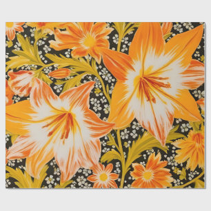 William Morris Golden Lily Vintage Präraffaelit Geschenkpapier