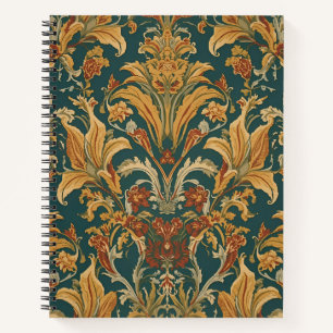 William Morris Golden Lily Vintage Pre-Raphaelite Notizbuch