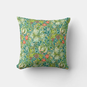 William Morris Golden Lily Vintages Blumendesign Kissen