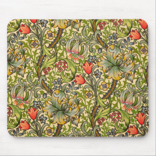 William Morris Golden Lily Vintages Blumendesign Mousepad