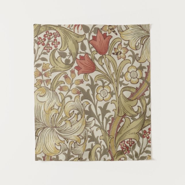William Morris Golden Lily Wandteppich (Vorderseite)