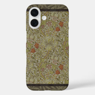 William Morris Golden Lily Weidenzweig-Muster iPhone 16 Hülle