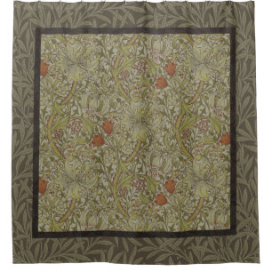 William Morris Golden Lily Willow Bough Muster Duschvorhang