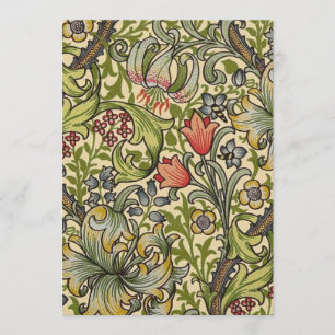 William Morris Golden Living Relected Pattern Einladung