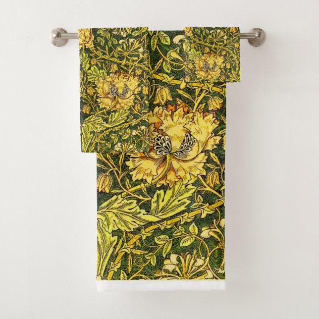William Morris Golden the Honeysuckle Badhandtuch Set (Insitu)
