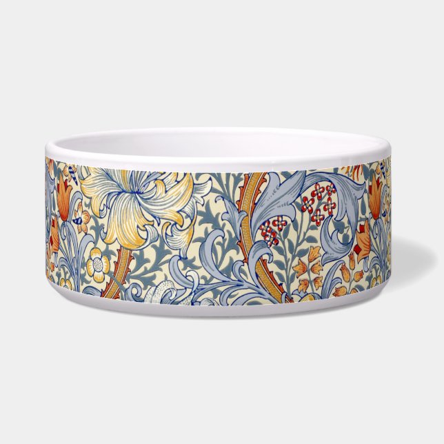 William Morris Goldene Lilie Viktorianische Botani Napf (Rechts)