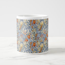 William Morris Goldene Lilie viktorianische Tapete Jumbo-Tasse