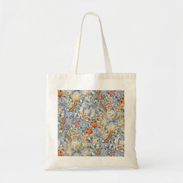 William Morris Goldene Lilie viktorianische Tapete Tragetasche