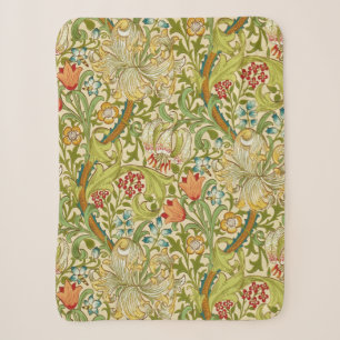 William Morris Goldene Lilie Vintage Prä-Raphaelit Sherpadecke