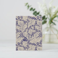 William Morris Goldlack Muster Antiques Blau