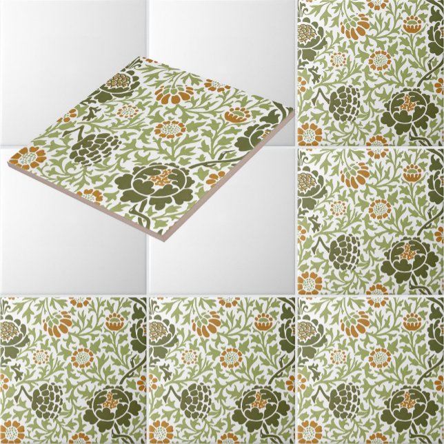 William Morris Grafton Blumenmuster Fliese (Von Creator hochgeladen)