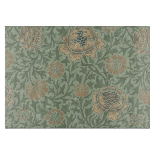 William Morris Grafton Blumenmuster Salbeigrün  Schneidebrett
