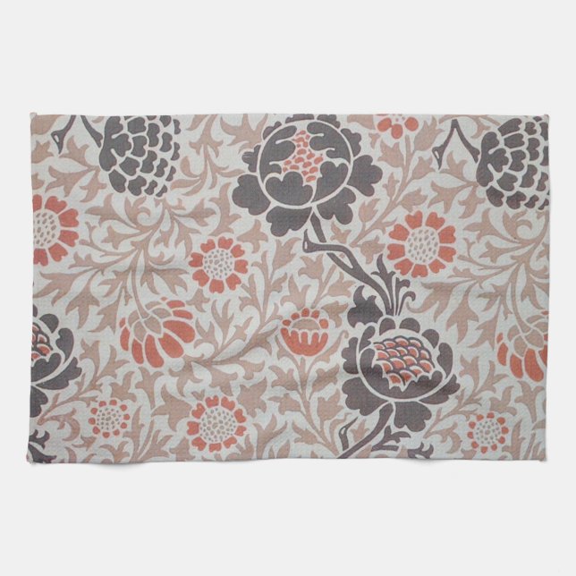 William Morris Grafton Botanic Art Design Handtuch (Horizontal)