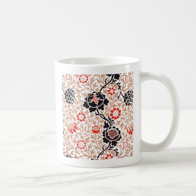 William Morris Grafton Botanic Art Design Kaffeetasse (Rechts)