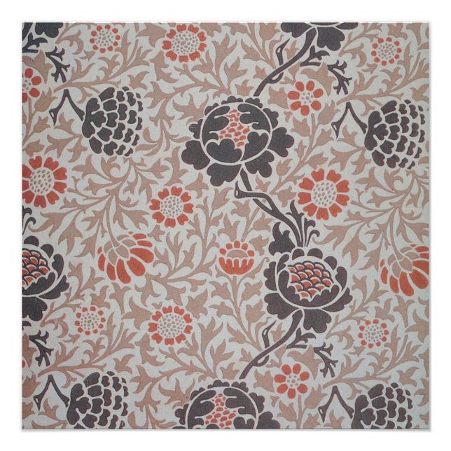 William Morris Grafton Botanic Art Design Poster (Vorderseite)