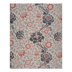 William Morris Grafton Botanic Art Design Poster