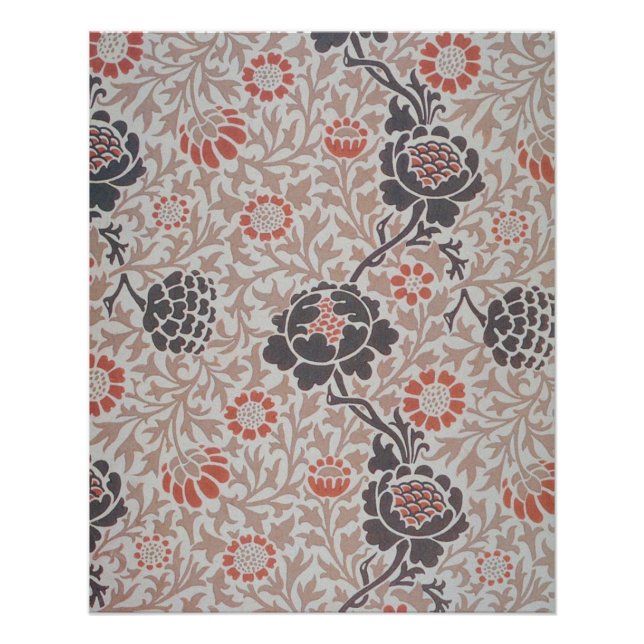 William Morris Grafton Botanic Art Design Poster (Vorderseite)