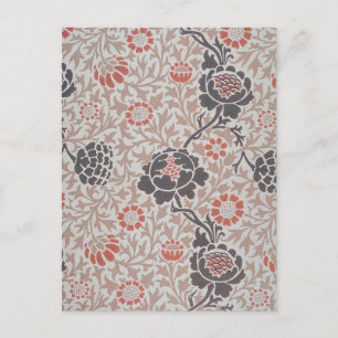 William Morris Grafton Botanic Art Design Postkarte