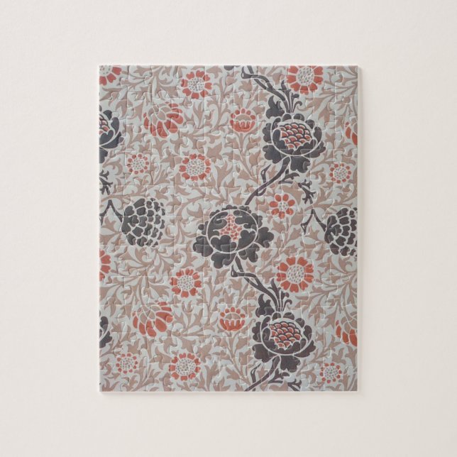 William Morris Grafton Botanic Art Design Puzzle (Vertikal)