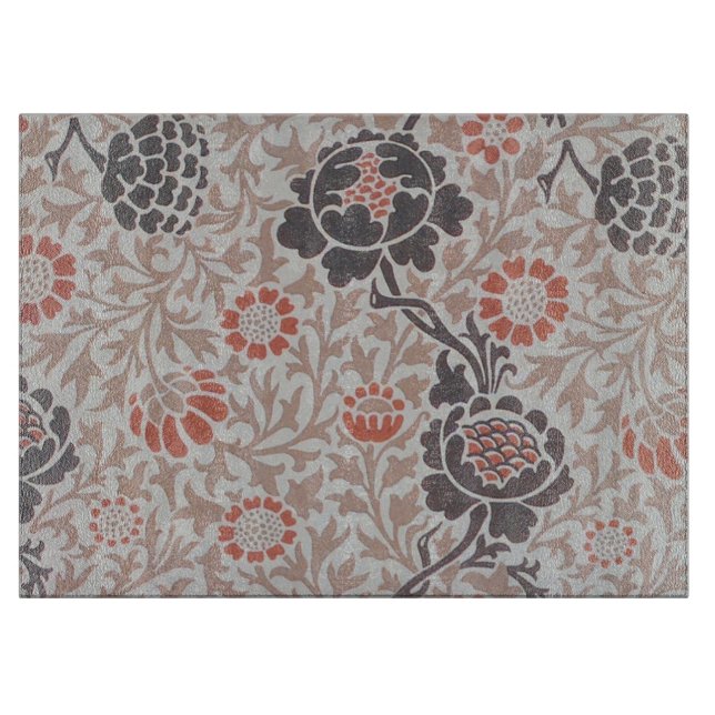 William Morris Grafton Botanic Art Design Schneidebrett (Vorderseite)
