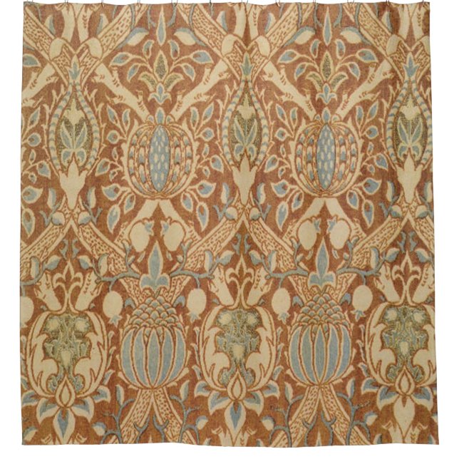 William Morris Granada Velvet Duschvorhang (Vorderseite)