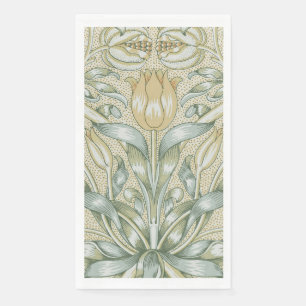 William Morris Granatapfel-Muster Antike Lilie Serviette