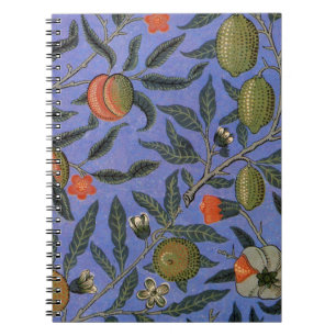 William Morris Granatapfel Tapete Notizblock
