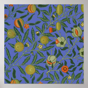William Morris Granatapfel Tapete Poster
