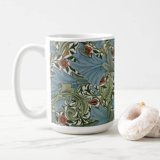 William Morris Granville Vintages Muster Kaffeetasse (Mit Donut)