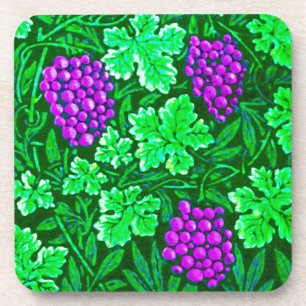 William Morris Grapevine, Purple and Green Getränkeuntersetzer