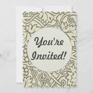 William Morris Grapevine Sage Wallpaper Einladung