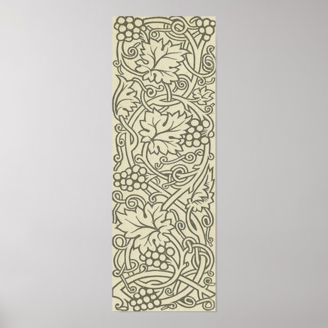 William Morris Grapevine Sage Wallpaper Poster (Vorne)