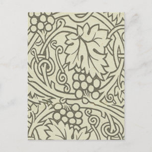 William Morris Grapevine Sage Wallpaper Postkarte