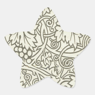 William Morris Grapevine Sage Wallpaper Stern-Aufkleber