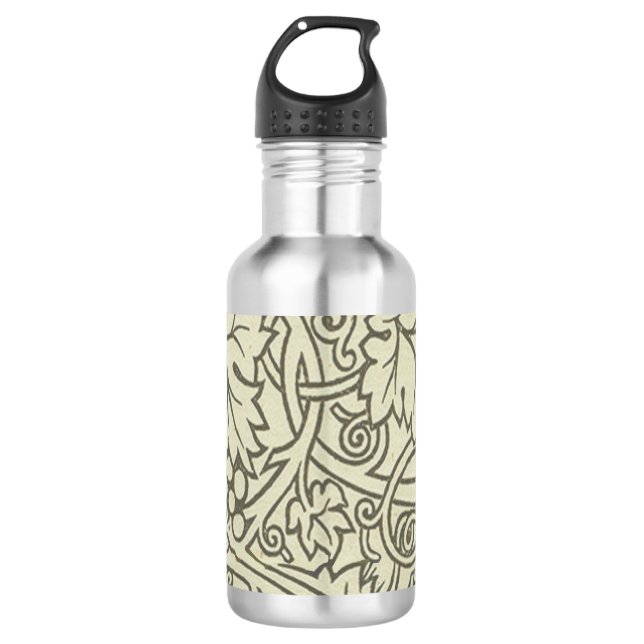 William Morris Grapevine Sage Wallpaper Trinkflasche (Vorderseite)