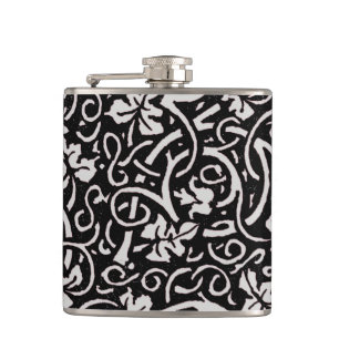 William Morris Grapevine Vine Leaf Pattern Flachmann