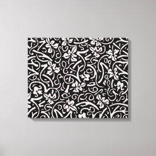 William Morris Grapevine Vine Leaf Pattern Leinwanddruck