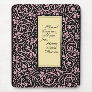 William Morris Grapevine Vine Leaf Pattern Mousepad