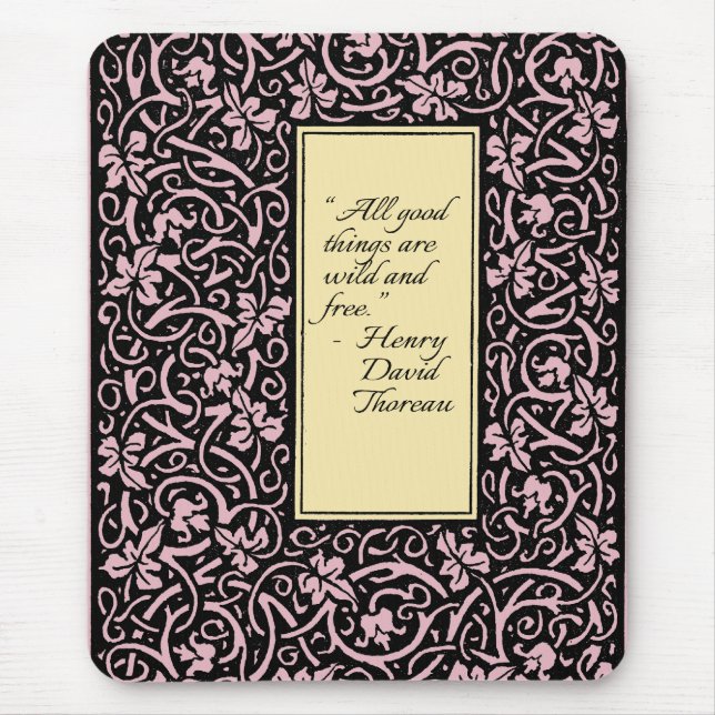 William Morris Grapevine Vine Leaf Pattern Mousepad (Vorne)