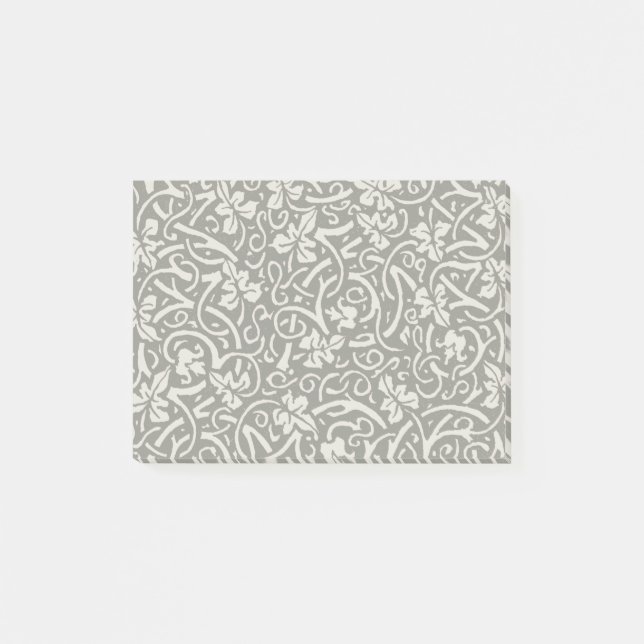 William Morris Grapevine Vine Leaf Pattern Post-it Klebezettel (Vorderseite)