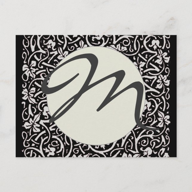 William Morris Grapevine Vine Leaf Pattern Postkarte (Vorderseite)