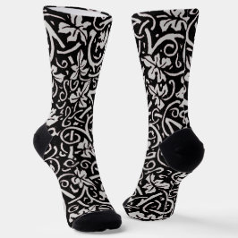 William Morris Grapevine Vine Leaf Pattern Socken