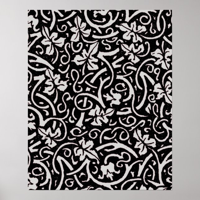 William Morris Grapevine Wallpaper Pattern Poster (Vorne)