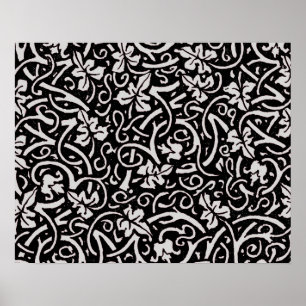 William Morris Grapevine Wallpaper Pattern Poster