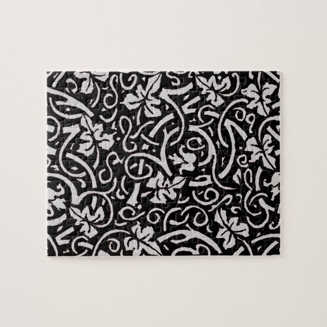 William Morris Grapevine Wallpaper Pattern Puzzle (Horizontal)