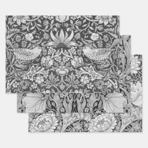 William Morris, Gray Monotone Geschenkpapier Set