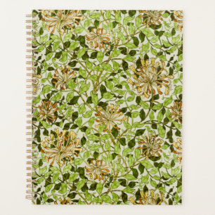 William Morris Green Honeysuckle Blumen-Wallpaper Planer