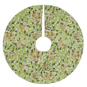 William Morris Green Honeysuckle Blumen-Wallpaper Polyester Weihnachtsbaumdecke