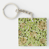 William Morris Green Honeysuckle Blumenwallpaper