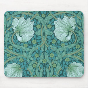 William Morris - Green Pimpernel Pattern Mousepad